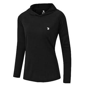 YSENTO Women’s Long Sleeve Running Hoodie Gym Sports Yoga Tops Shirts UPF 50+ with Thumb Hole