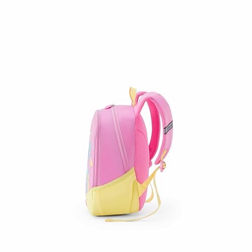 Image of American Tourister Buzzy | 13 Ltrs | 2 Compartments | Bottle Pocket | Ergonomic Padded Back Panel & Shoulder Straps | Kids Backpack | 1 Year International Warranty | Unicorn Pink