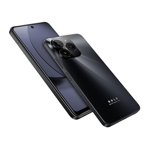 Image of BLU | Bold K10 | 2024 | 3-Day Battery | Unlocked | 6.6 inch HD+ Infinity Display | 128 /4GB | Triple 50MP Camera | US Version | US Warranty | Black