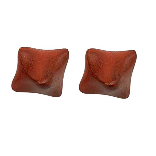 SUPVOX 2 peças de bolas de massagem de madeira em forma de estrela, bolas de massagem para as mãos,