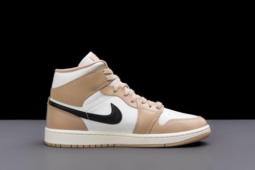 Jordan 1 Mid Womens Sail/Black-Desert BQ6472-103 73