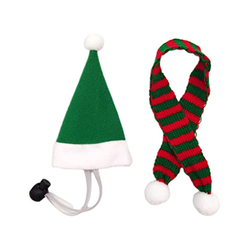 Winter Warm Small Christmas Costume Guinea Pigs Hat and Scarf Set