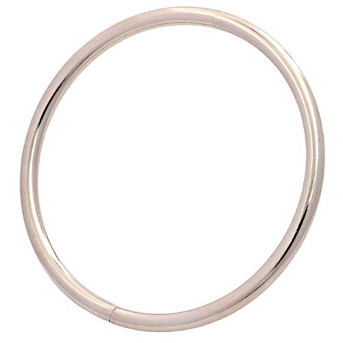 Metal Annular Ring Buckle 2.5" Inside Dia Loop Ring For Strap Keeper Pack Of 4 #TOP2