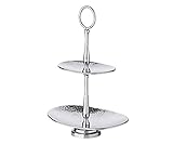 Photo Gallery edzard etagere gulf - alzata ovale a 2 livelli, in acciaio inox martellato, lucidato a specchio Photo Gallery edzard etagere gulf - alzata ovale a 2 livelli, in acciaio inox martellato, lucidato a specchio