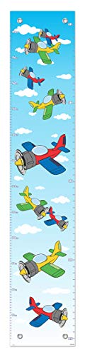 Kid Room Decor Kid Growth Chart Airplane Measurement Chart Propeller Plane Decor Growth Chart
