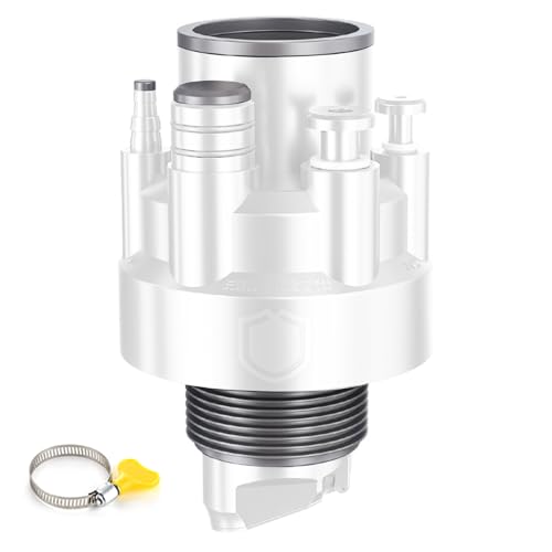 MCAOAL Conector de tubería de cocina para lavavajillas, anillos de sellado de agua, lavabos, rama de alcantarillado, tubo de drenaje duradero