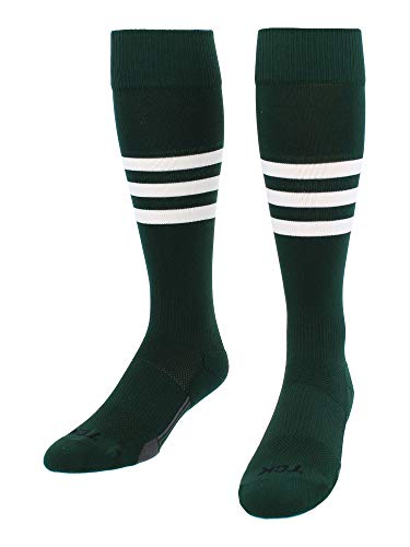 Image of Baseball & Softball Socks | USA Made Dugout Series Striped | Over the Calf | Sizing for Youth Boys, Girls, Men, & Women's