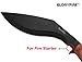GLORYFIRE Hunting Knife AUS-8 Stainless Anti-Rust Processed Arc Hand Protected Design Fixed Blade Full Tang with Leather Sheath Tactical Field Knife