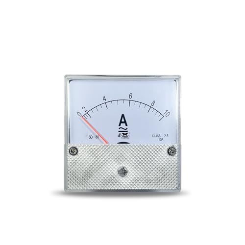 Ampèremètre à pointeur CA SD80 de haute précision Dh80 avec cadran à aiguille calibré