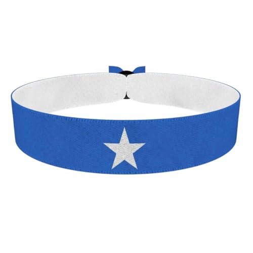 Druck-Palast Accessoire en tissu Somalie - Bracelet imperméable - Article de mode pour événements sportifs - Idée cadeau pour les amateurs de football - Bijou de fierté nationale