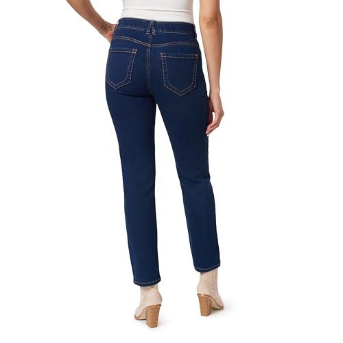 Angels Forever Young Women's 360 Sculpt Mid-Rise Straight Ankle Jeans2