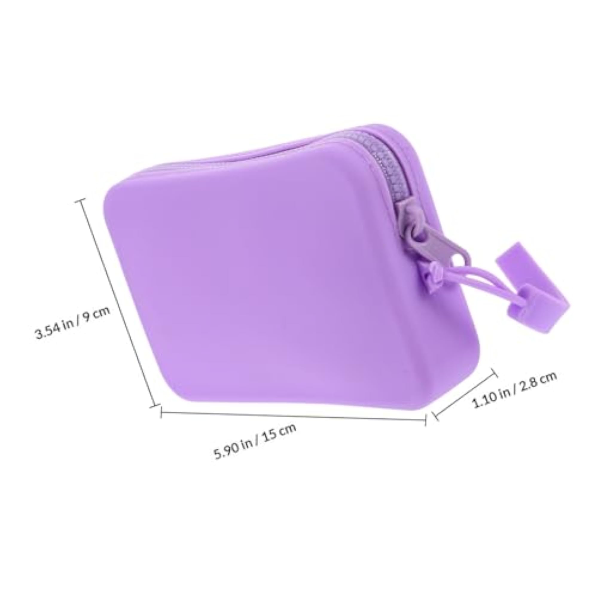 Silicone Makeup Bag Small, Cosmetic Pouch Travel Organizer