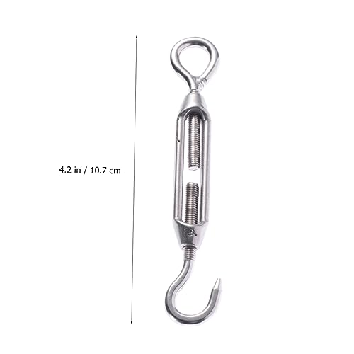 HEALLILY 5 piezas Tensor de Cable de Acero Inoxidable para Tensar Cables de Alambre miniatura 5