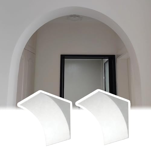 Arco de espuma semicircular para suavizar esquinas rectas de puertas sin hacer obras 2