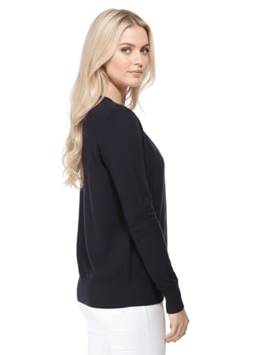 Image of YEMAK Women's Knit Cardigan Sweater - Long Sleeve V-Neck Basic Classic Casual Button Down Knitted Soft Lightweight Top