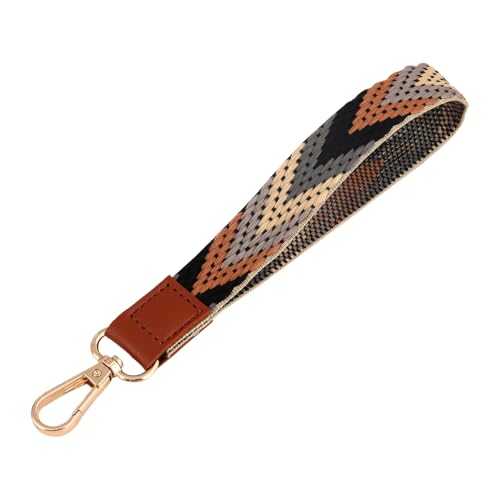 Wrist Lanyard for Keys Wristlet Lanyard Long and Mini Wristlet Strap Keychain for Women Man Car Keys Stretchy Keychain Holder, Original Elastic Anti-Drop Design