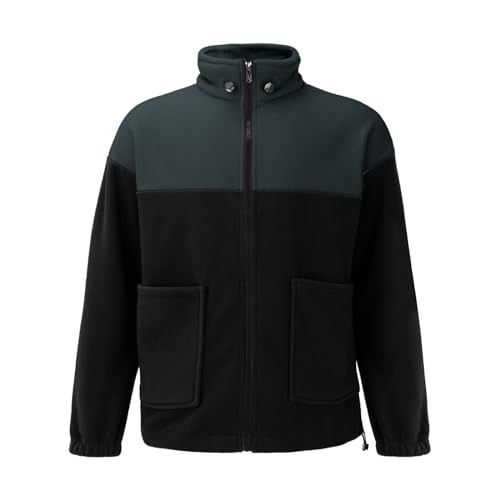 Mens Full Zip Fleece Jacket Lightweight Cozy Warm Jacket Outdoor Hiking Coat 2023 Fashion Thermal Windbreaker Jackets2