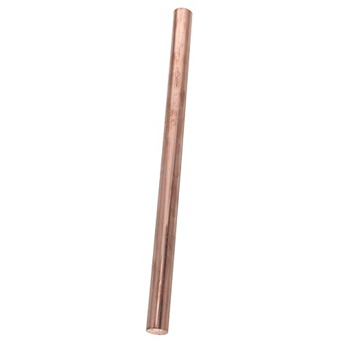 VILLFUL 12mm Diameter Pure Copper Rod 99.9% Purity Strong Easy to Carry for Metal Crafting Garden Projects