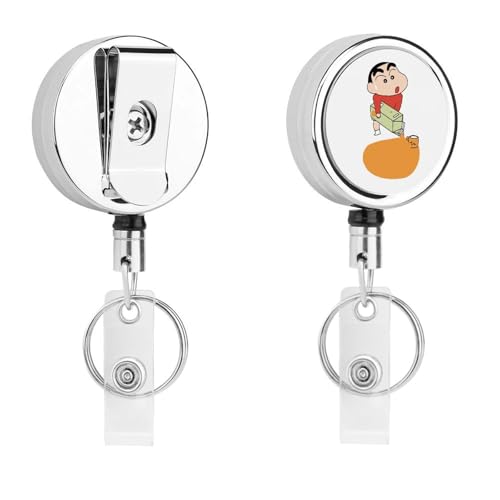 [Lossttarer] �N���������񂿂�� �i�[���o�b�W���[�� �y�� �~�` �N���b�v�t�� �����h�~ ���ϋv�� �����^�т��ȒP ���h���� �z���_�[ ID�o�b�W�z���_�[ ���[���L�[�z���_�[ ID���D�o�b�W�N���b�v �A�j���G���O�b�Y ���킢������ �q���p ��l