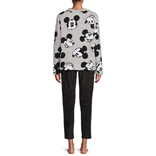 Pyjama Mickey Mouse Disney femme ensemble de nuit gris taille 4-6 loungewear