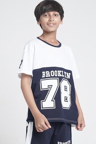 T2F Boys Cotton Printed T-Shirt and Shorts Set (Pack of 3) - Image 3