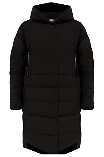 Preisvergleich Produktbild Finn Flare Damen Wintermantel mit geradem Schnitt Black, XL (44)
