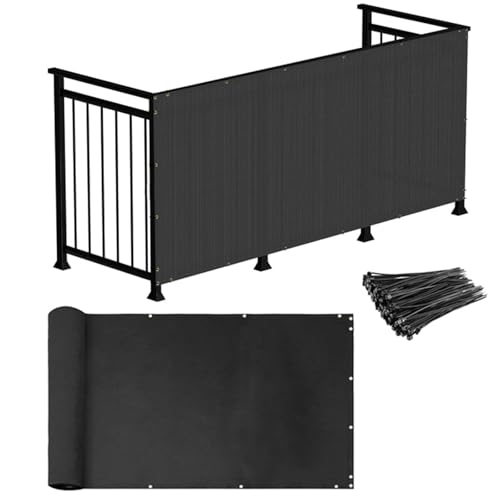 Bâche de clôture opaque résistante aux UV et aux intempéries pour balcon, terrasse, jardin, piscine, solution durable et élégante