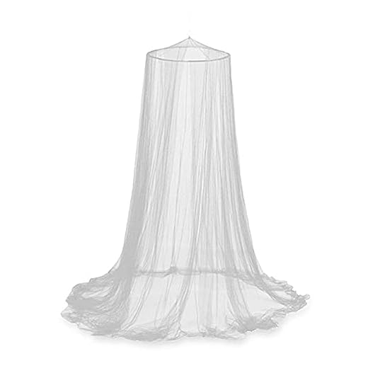 Myggnät, enkel myggnät runt baldakin säng gardiner för barn flickor myggskydd säng canopy spets myggnät för singel till king size sängar perfekt för sovrum dekorativa