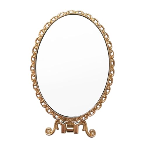 Espejo de Maquillaje Portátil Retro FOMIYES