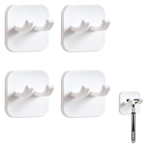 Cleminsta Pack of 4 Shower Razor Holders Cover