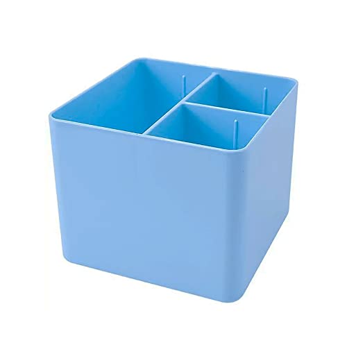 Porta Objetos com 3 Divisórias, Dello, 3020.BP.0006, Azul Pastel