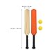 Mipcase 2 Pcs Kids Cricket Set, Cricket Bat for Kids Eva Baseball Bat Kit for Backyard Garden