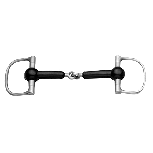 Korsteel Soft Rubber Mouth Dee Ring Snaffle