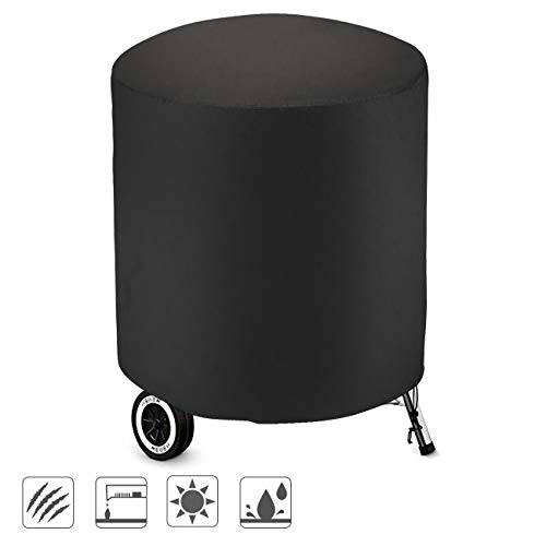 Favoto Housse Barbecue, Housse Bâche Résistante Protection BBQ Couverture de Grill 210D Oxford Anti-UV/Anti-l'eau/Anti-l'Humidité pour Barbecue de Jardin, Terrasse, Meubles 73 * 71cm