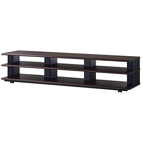 ハヤミ NRシリーズ 50~70V型対応 ダークブラウン木目調のオープンタイプテレビ台 NR-603