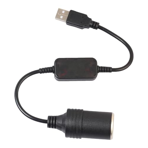 Caricatore Più Leggero Per Auto - Adattatore Più Leggero Da USB A Auto, Convertitore Di Donne Cavi Connettore, Presa Da 5 V A 12 V Convertitore, Controller Cablato, Adattatore Per