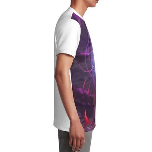 Teen T Shirts for Re Zero-Ram Rem Top,Colorful 3D Printed Short-Sleeve tee for Running3