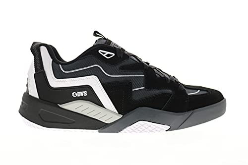 DVS Sapato masculino Devious Skate, Preto, carvão, branco, 10.5