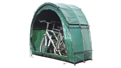 Cave Innovations TidyTent TRIO Triple Arch Extra Strong Outdoor Storage Tent | Outdoor Waterproof Heavy Duty Modular Zip Together Shed Tent For Bikes, etc - 4 Season Bike Outside Rain Covers