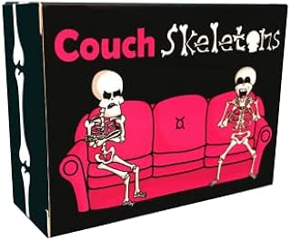 Couch Skeletons Card Game for Two Players