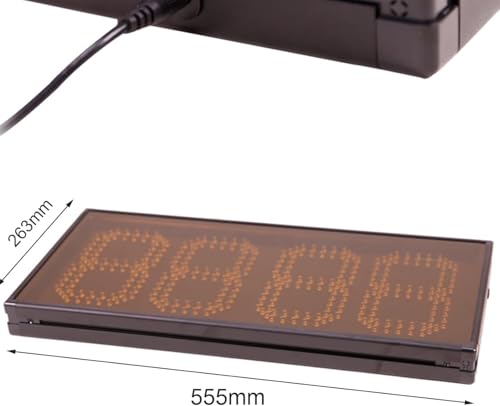 Tablero electrónico LED portátil para fútbol doble cara miniatura 2