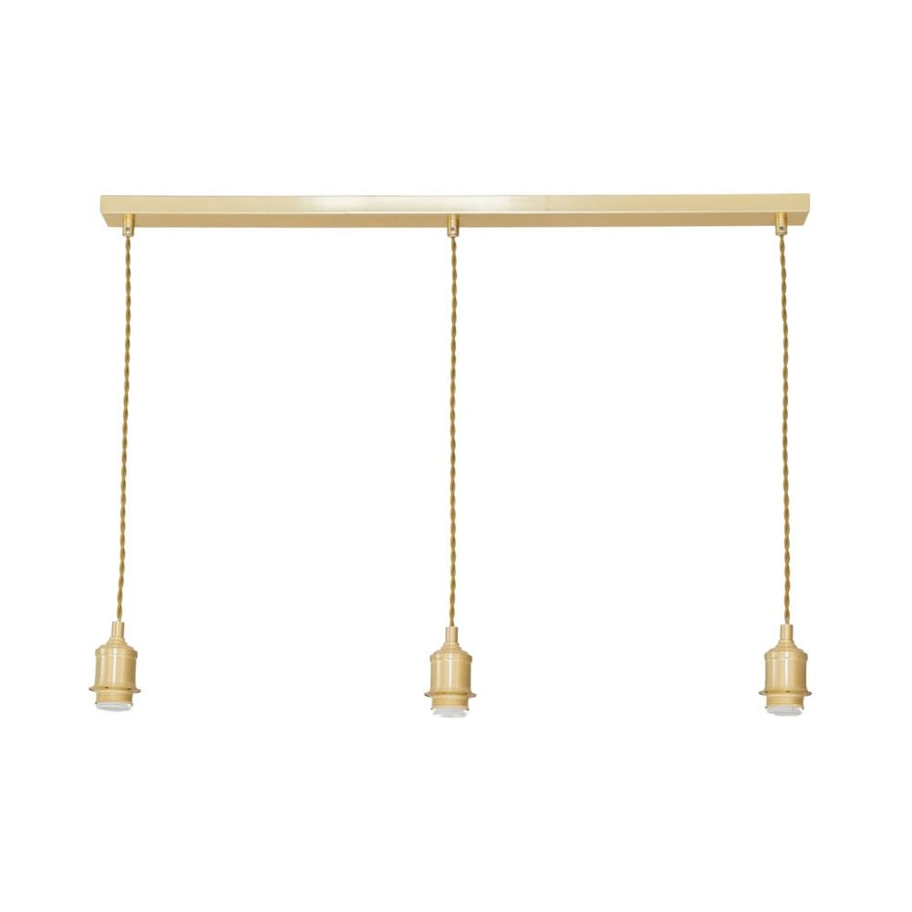ValueLights | Shaw Diner Bar 3 Drop Brushed Gold Adjustable Pendant Ceiling Light | Ceiling Lights, Home Décor & Improvement Essential