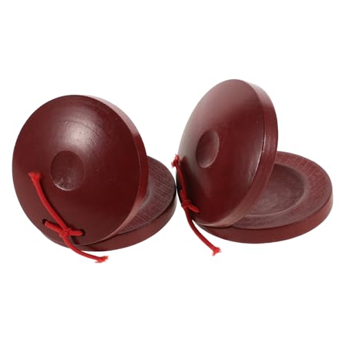 UPKOCH 2 Piezas Castañuelas De Azufaifo Consejos para Silenciar Baquetas De Batería Martillo Cincel Musical Agitadores Dedo Tímpanos Criba Vibradora Batería Electrónica Xilófono Pastilla