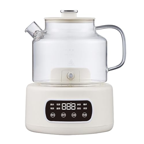 Hervidor eléctrico de vidrio 1.2L con control digital miniatura 1