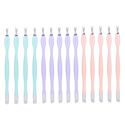 NULYLU Nail Care Tools Set 30pcs Cuticle Nipper Polish Remover Nail Remover Scissor Portable Random Color