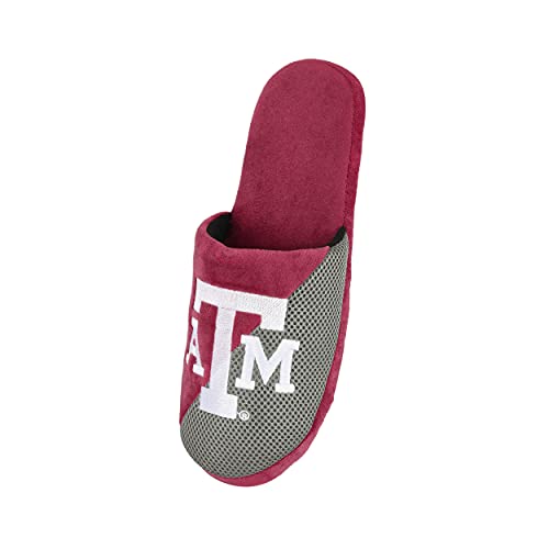 Image of FOCO Oklahoma Sooners NCAA Mens Team Logo Staycation Slippers