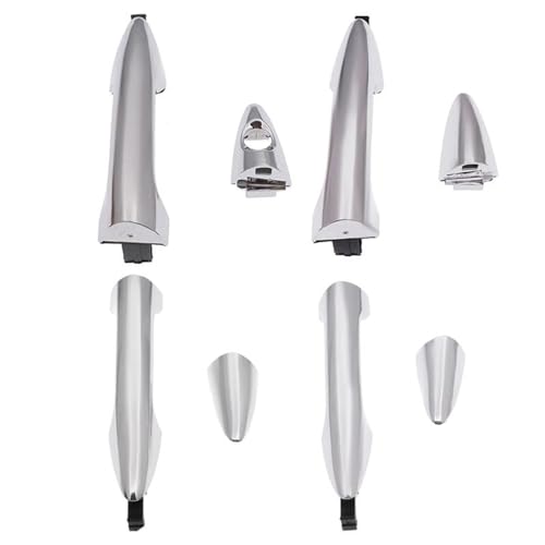 Poignée porte extérieure KIA Rio K2 bloquée ou ternie : kit cache serrure galvanisé x4