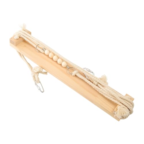INOOMP Vogel Schaukel mit Holzkugeln