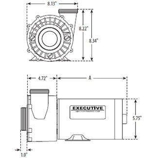 Waterway 3420610-1A Spa Pump Side Discharge - Image 6