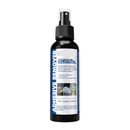 Adhesive Remover Sticker Remover Spray Glue Remover Rapid Remover Adhesive Remover Versatile Cleaning Adhesive Remover for Labels Stickers Decals Adhesive Tape Residue Tar Grease Chewing Gum